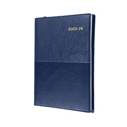 Collins Vanessa Financial Year Diary A5 Week To View Blue