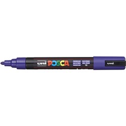 Uni Posca PC-5M Paint Marker Medium 2.5mm Bullet Tip Prussian Blue