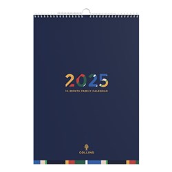 Collins Family Wall Calendar A3 Month To View Edge Mira