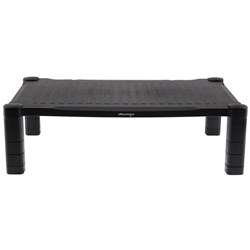 Office Choice Extra Wide Monitor Stand 560W x 336D x 73-163mmH Black
