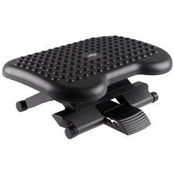 Office Choice Height And Angle Adjustable Footrest 350W x 460D x 110mmH Black