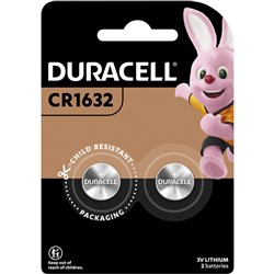 Duracell Speciality Lithium Button Battery 1632 Pack Of 2