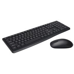 Shintaro Wireless Keyboard And Mouse Combo Black