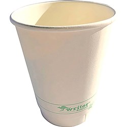 Writer Breakroom Eco Paper Cup 8oz White Pack of 25