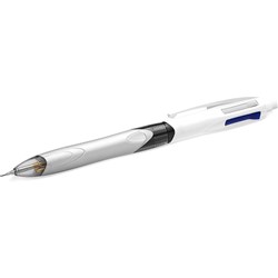Bic 4 Colour Multi-Function Ballpoint Pen Retractable 3 Pens and 1 Pencil