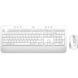 Logitech MK650 Signature Wireless Keyboard and Mouse Combo White