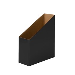 Visionchart Creative Kids Cardboard Magazine Box Black Pack of 5