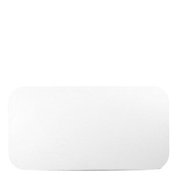 Capri Foil Container Lid Board To Suit C-FC445/446 184mm x 105mm White Carton Of 500
