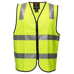 Portwest Hi-Vis Zipped Vest 2XL Yellow