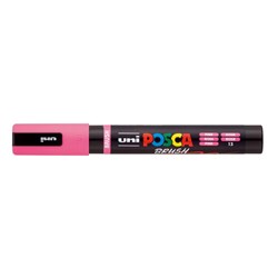 Uni Posca PC-5BR Paint Marker Medium 1-4mm Brush Tip Pink