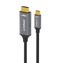 Mbeat ToughLink USB-C to HDMI Cable 8K 1.8m Space Grey