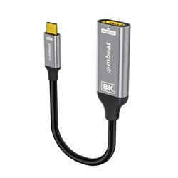 Mbeat ToughLink USB-C To HDMI Adapter 8K 15cm Space Grey