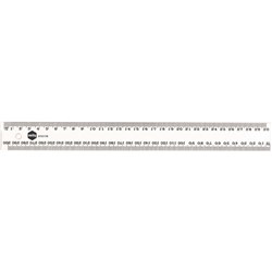 Marbig Plastic Ruler 30cm Clear