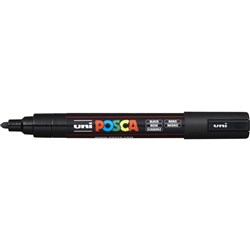 Uni Posca PC-5M Paint Marker Medium 2.5mm Bullet Tip Black