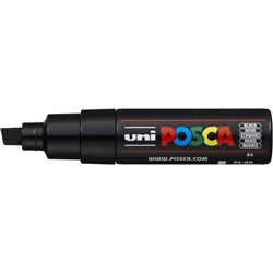 Uni Posca PC-8K Paint Marker Broad 8mm Chisel Tip Black