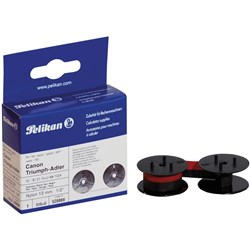 Pelikan 520866 Ribbon Compatible With Spool Group 24 Black And Red