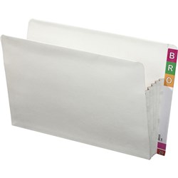 Avery Lateral Shelf Wallet Concertina 100mm Legal White Box Of 25