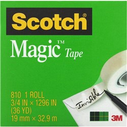 Scotch 810 Magic Tape 19mmx32.9m