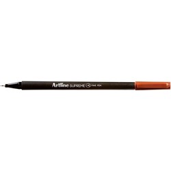 Artline Supreme Fineliner Pen 0.4mm Brown Pack Of 12