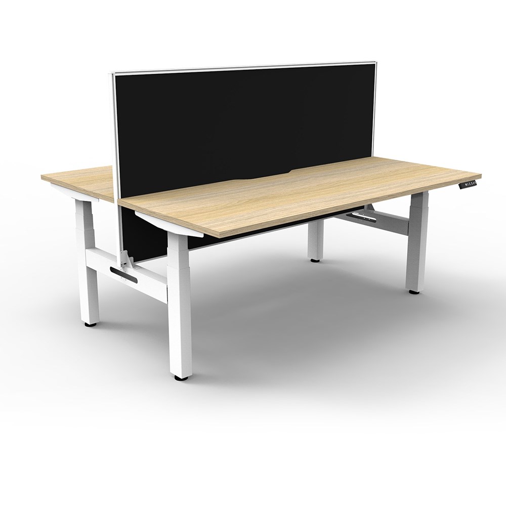 Office Furniture - Rapidline BOOST+ Back To Back Workstation + Screen 2 ...
